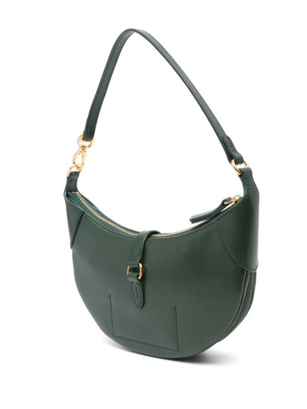 Ralph lauren bag green leather on sale