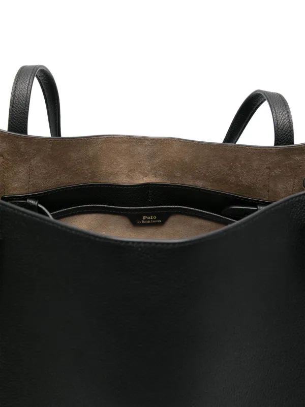 Polo Ralph Lauren Polo ID ハンドバッグ L | ブラック | FARFETCH JP