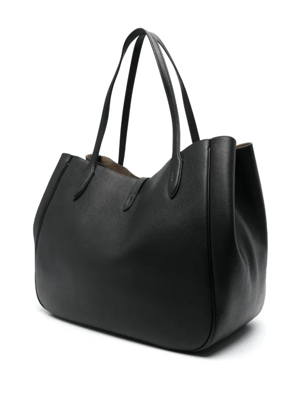 Polo Ralph Lauren Large Polo ID Tote Bag | Black | FARFETCH CA