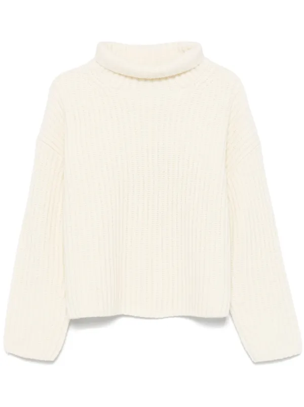 Lauren Ralph Lauren Womens M White Turtleneck Sweater Ribbed Long cheapest Sleeve Logo