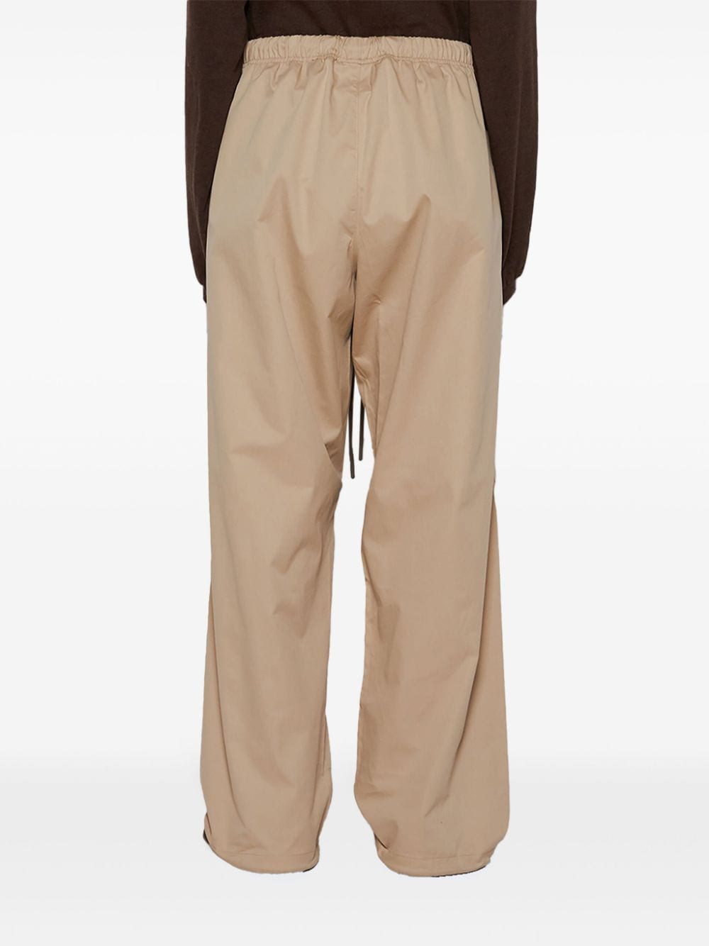 Shop Essentials Cotton-twill Lounge Trousers In Neutrals