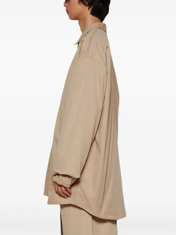 FEAR OF GOD ESSENTIALS ジップアップ シャツジャケット