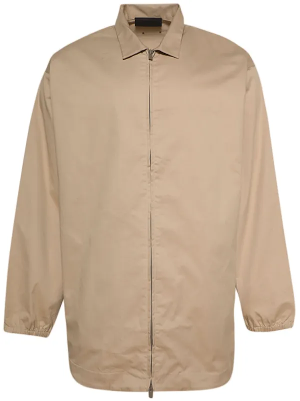 FEAR OF GOD ESSENTIALS ジップアップ シャツジャケット
