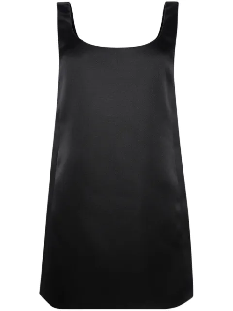 KHAITE vestido de seda Pranta