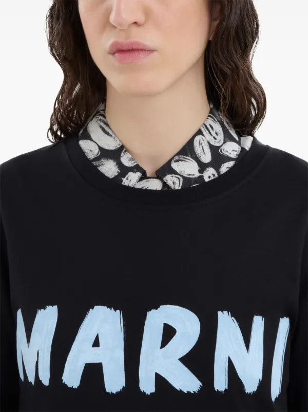 Black printed sweatshirt hotsell