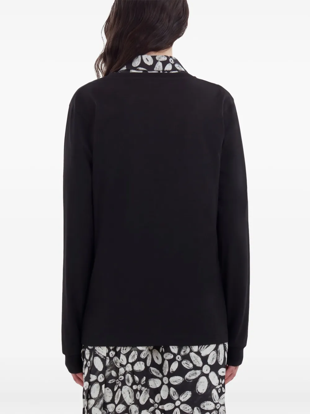 Marni T-shirt met logoprint Zwart