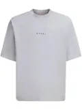 Marni logo-print cotton T-shirt - Grey