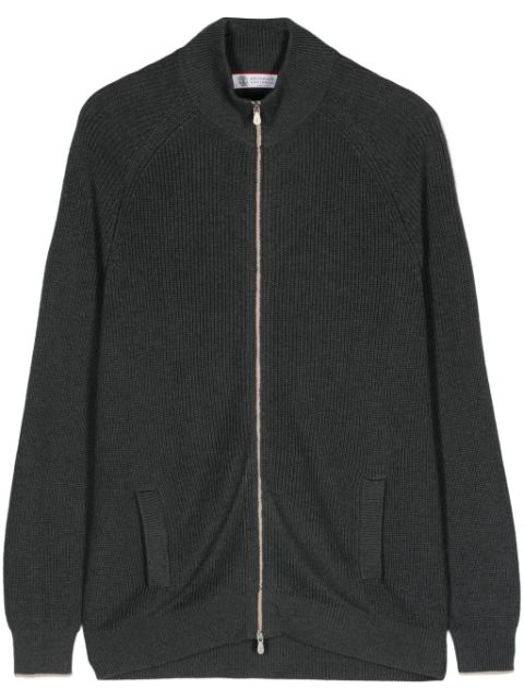 Brunello Cucinelli ribbed-knit cotton cardigan Men