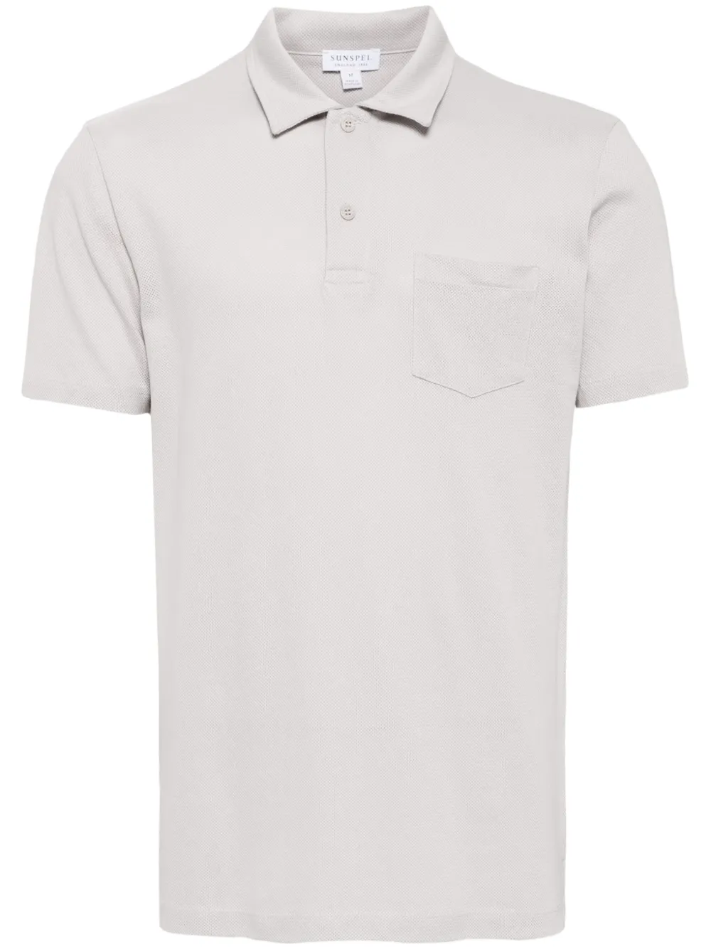 Sunspel Riviera poloshirt Grijs
