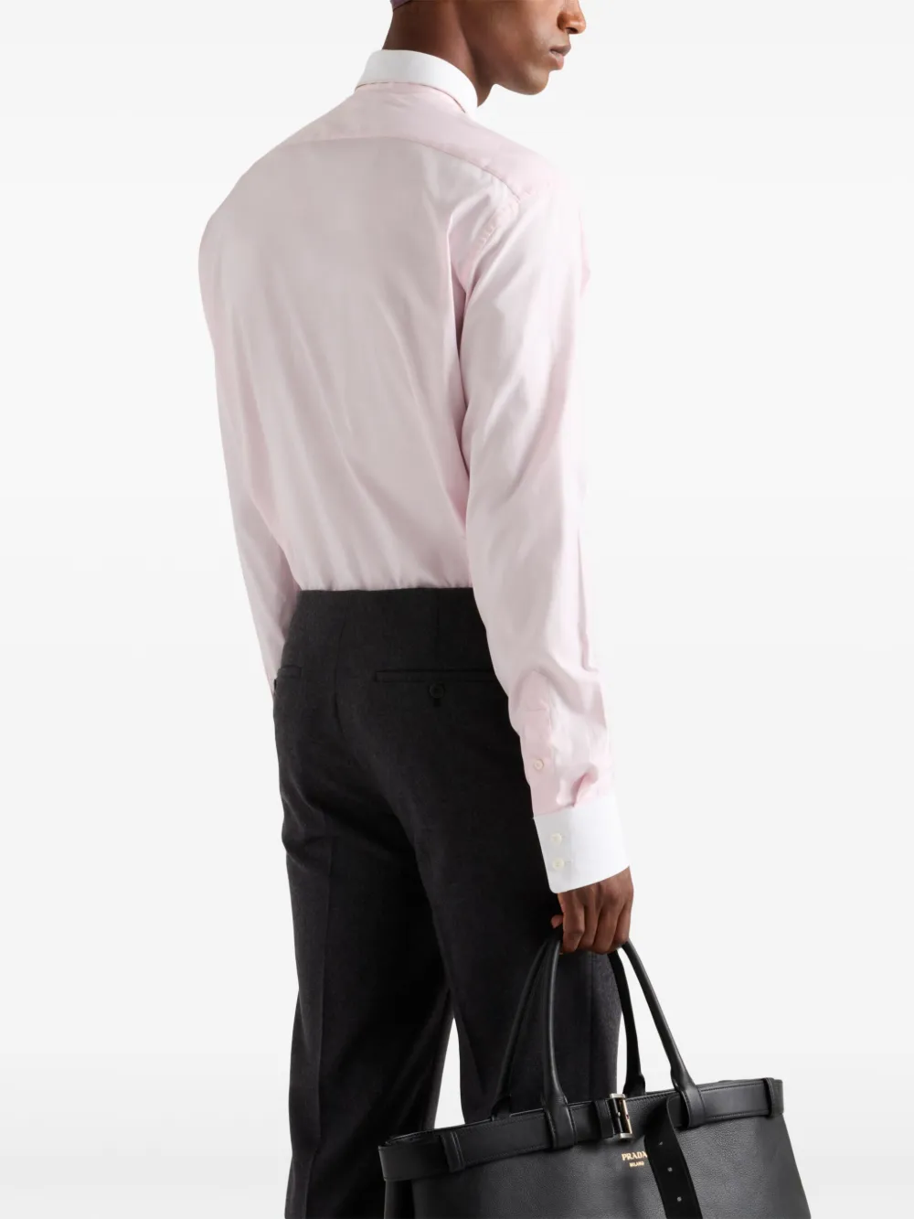 Prada Katoenen overhemd Roze