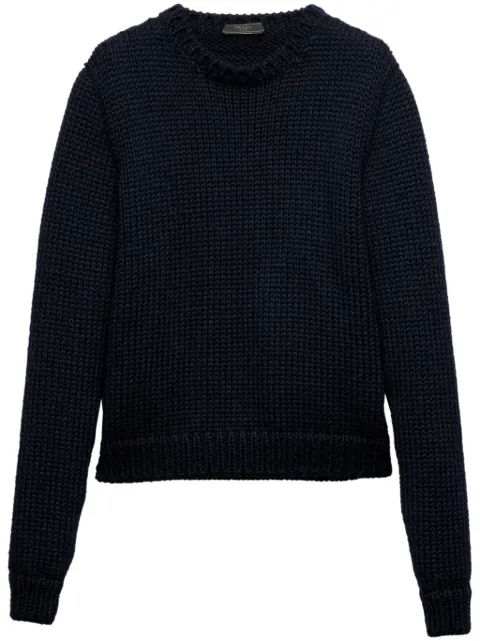 Prada chunky-knit wool jumper