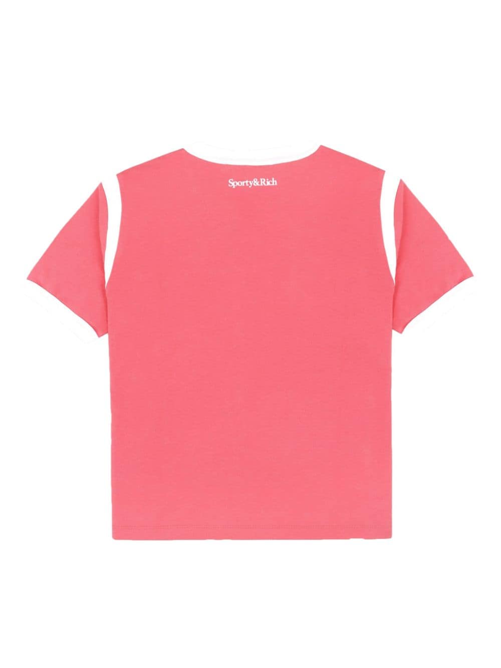 Sporty & Rich T-shirt met tekst - Roze