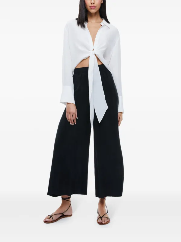 【Alice+Olivia】ケンリー パラッツォ パンツ Alice + Olivia Kenley Palazzo Pants | Black | FARFETCH