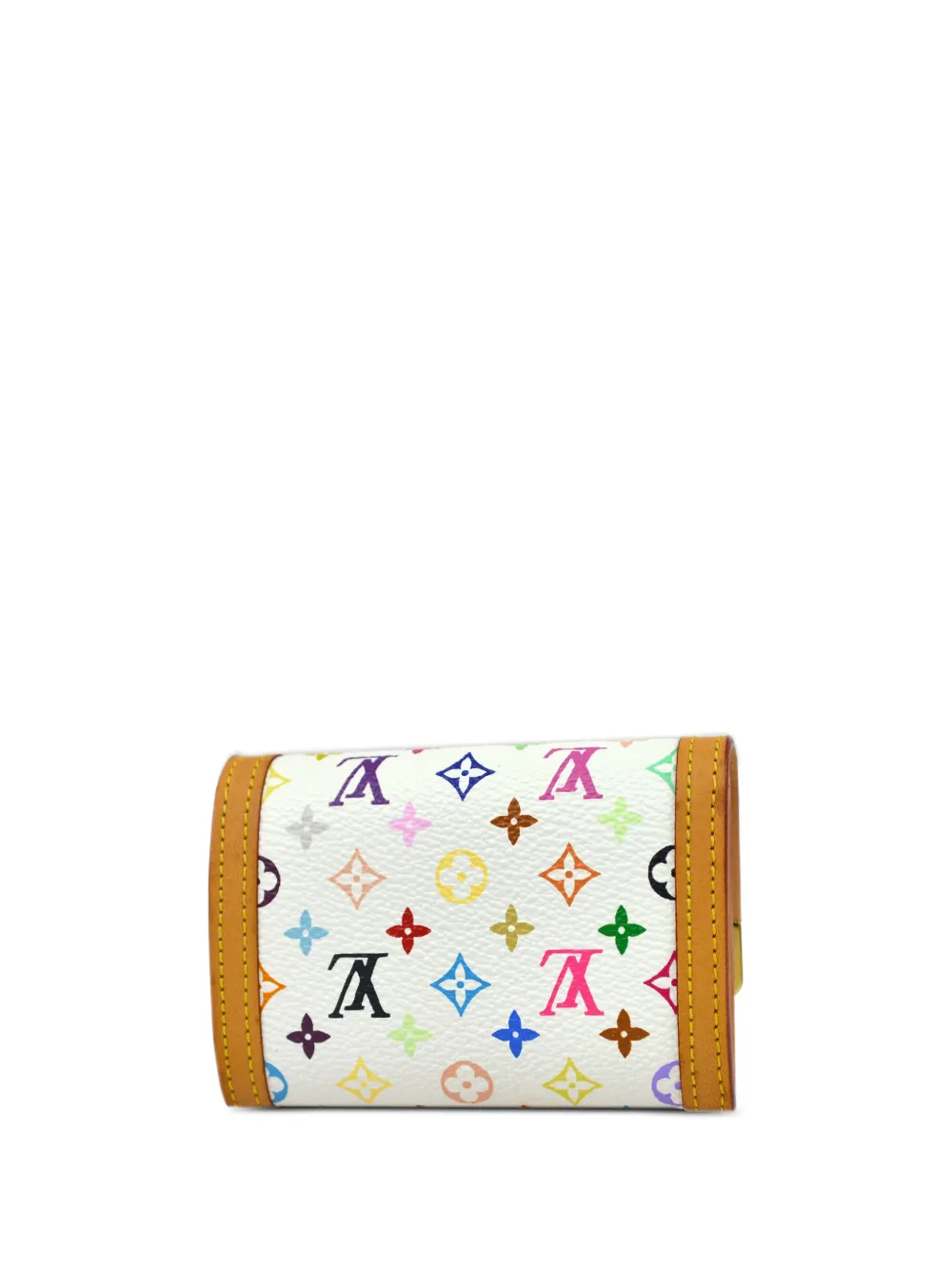 Louis Vuitton Pre-Owned x Takashi Murakami 2000 Porte Monnaie Plat portemonnee - Wit