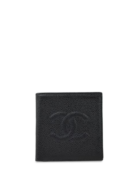 HOT SALE CHANEL 1990-2000s CC bi-fold wallet Women