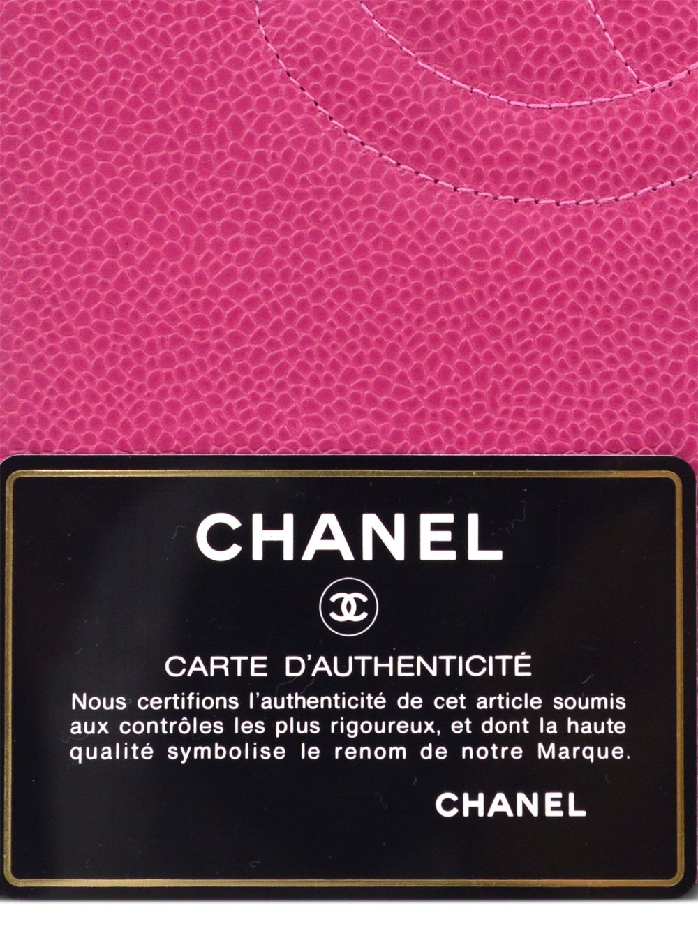 CHANEL 1995 CC leather notepad cover Women