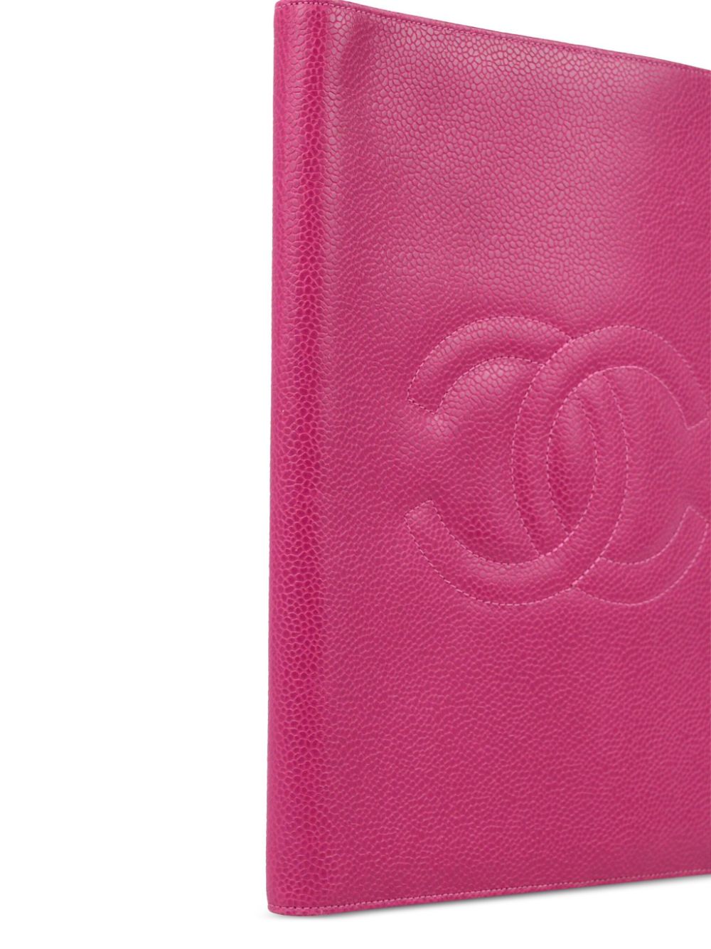 CHANEL 1995 CC leather notepad cover Women