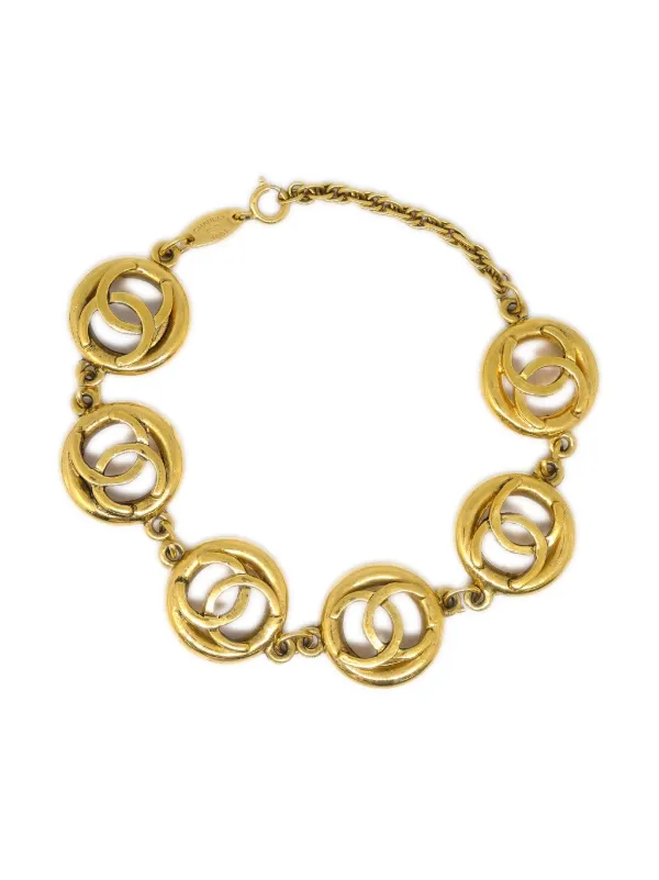 CHANEL Pre-Owned 1982 ココマーク チェーンブレスレット