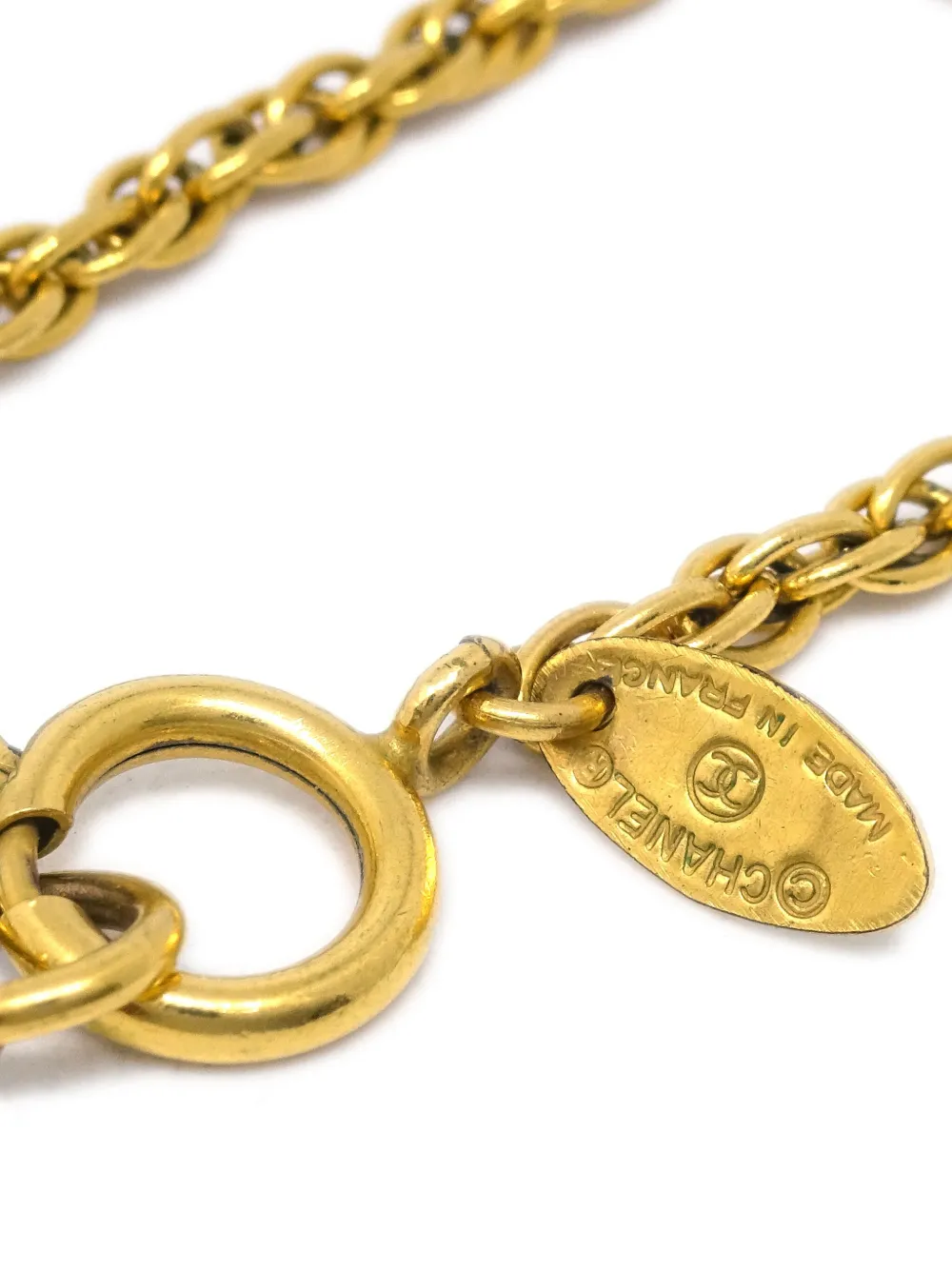 1990-2000s Cc Pendant Necklace
