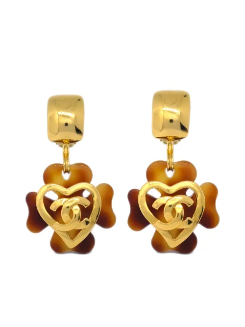 Boucles d'oreilles à clip (années 1995) - CHANEL Pre-Owned - Modalova