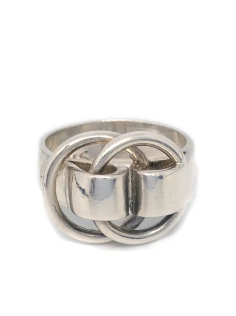 Hermès Pre-Owned 1990-2000s sterling silver polished ring