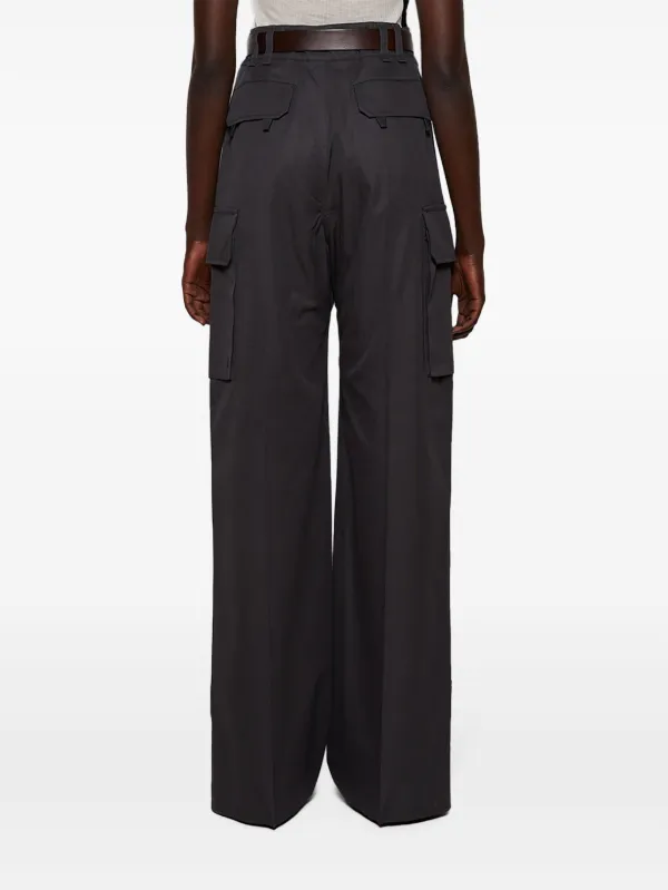 Saint Laurent ワイドパンツ | グレー | FARFETCH JP