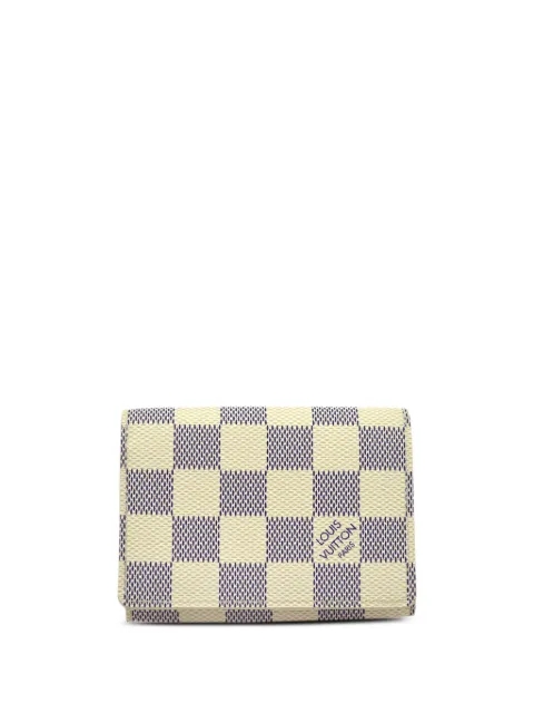 Louis Vuitton Pre-Owned tarjetero Damier Azur 2011