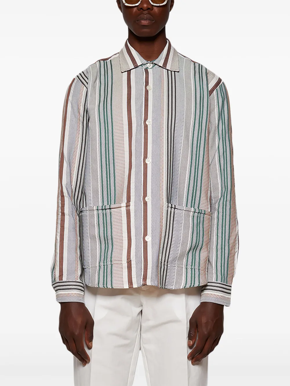 Orlebar Brown Barkley blouse Groen