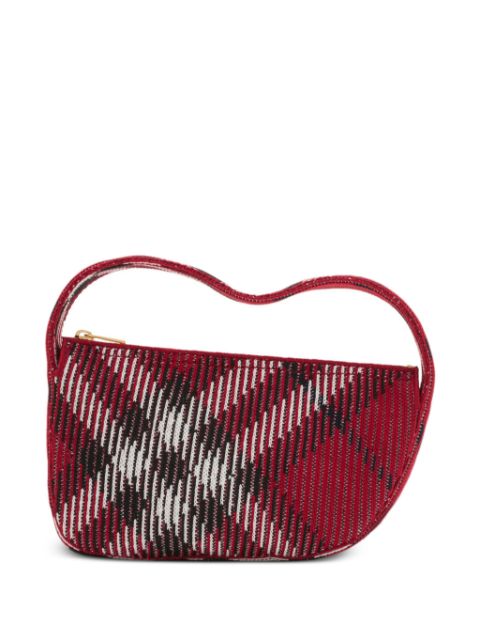 Burberry check mini knitted bag Women