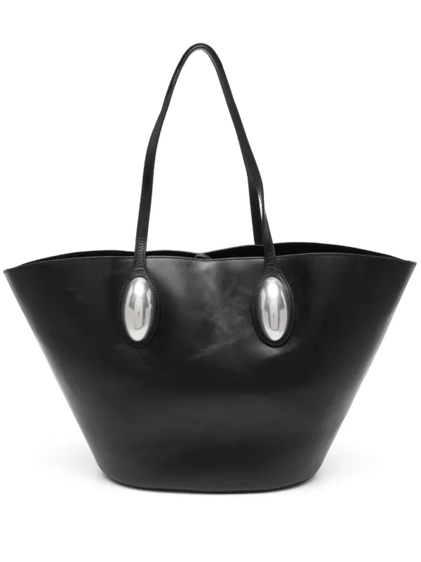 Alexander Wang Dome レザー ハンドバッグ L | ブラック | FARFETCH JP