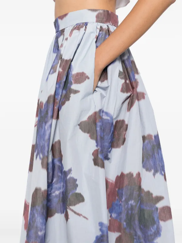送料込/関税込■ERDEM■花柄コットン混ミディスカート 花柄ミディ／スカート／A｜INGNI(イング) 公式通販｜INGNI STORE