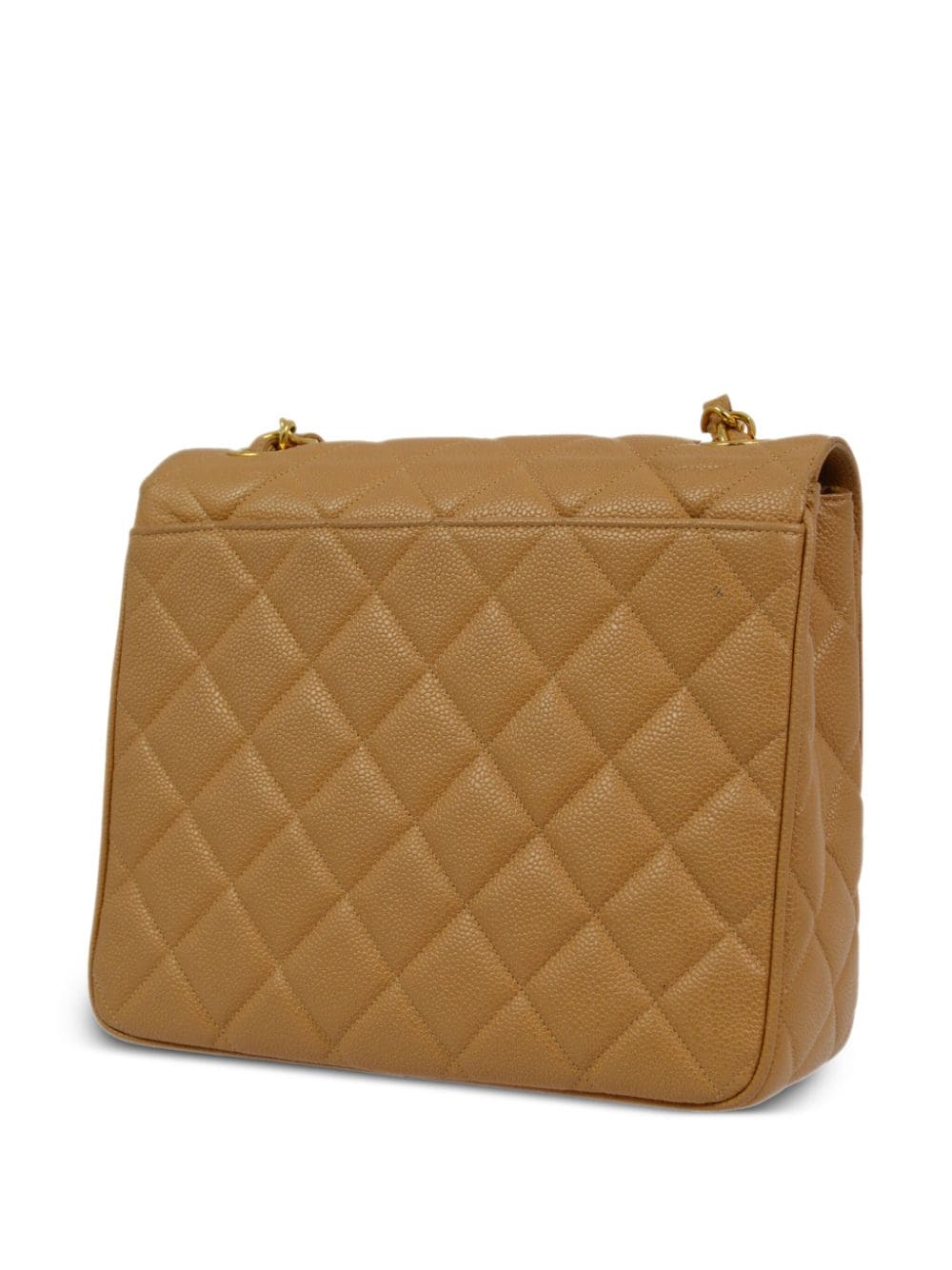 CHANEL Pre-Owned 1995 schoudertas met omslag - Beige