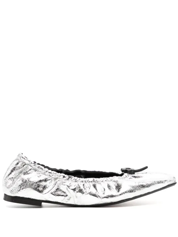 Cecilie Bahnsen Orbella フラットシューズ | シルバートーン
