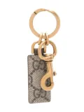 Gucci Ophidia leather keychain - Brown