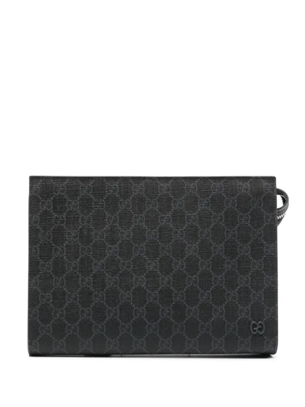 Gucci GG Monogram shops Clutch Bag