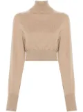 Sportmax roll-neck wool jumper - Brown