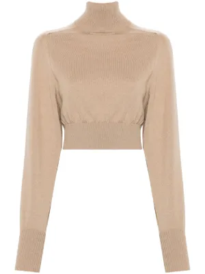 SPORTMAX 売れ筋商品|||スポーツマックス ニット&セーター アウター レディース Turtlenecks Beige SPORTMAX スポーツマックス ニット&セーター アウター