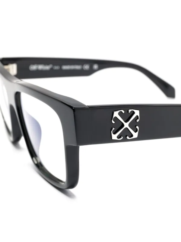 Off-White Eyewear Style 60 Glasses | Black | FARFETCH