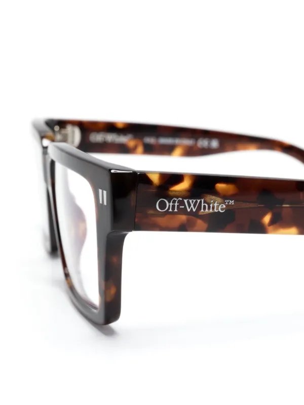 Off-White Eyewear Style 54 眼鏡フレーム | ブラウン | FARFETCH JP