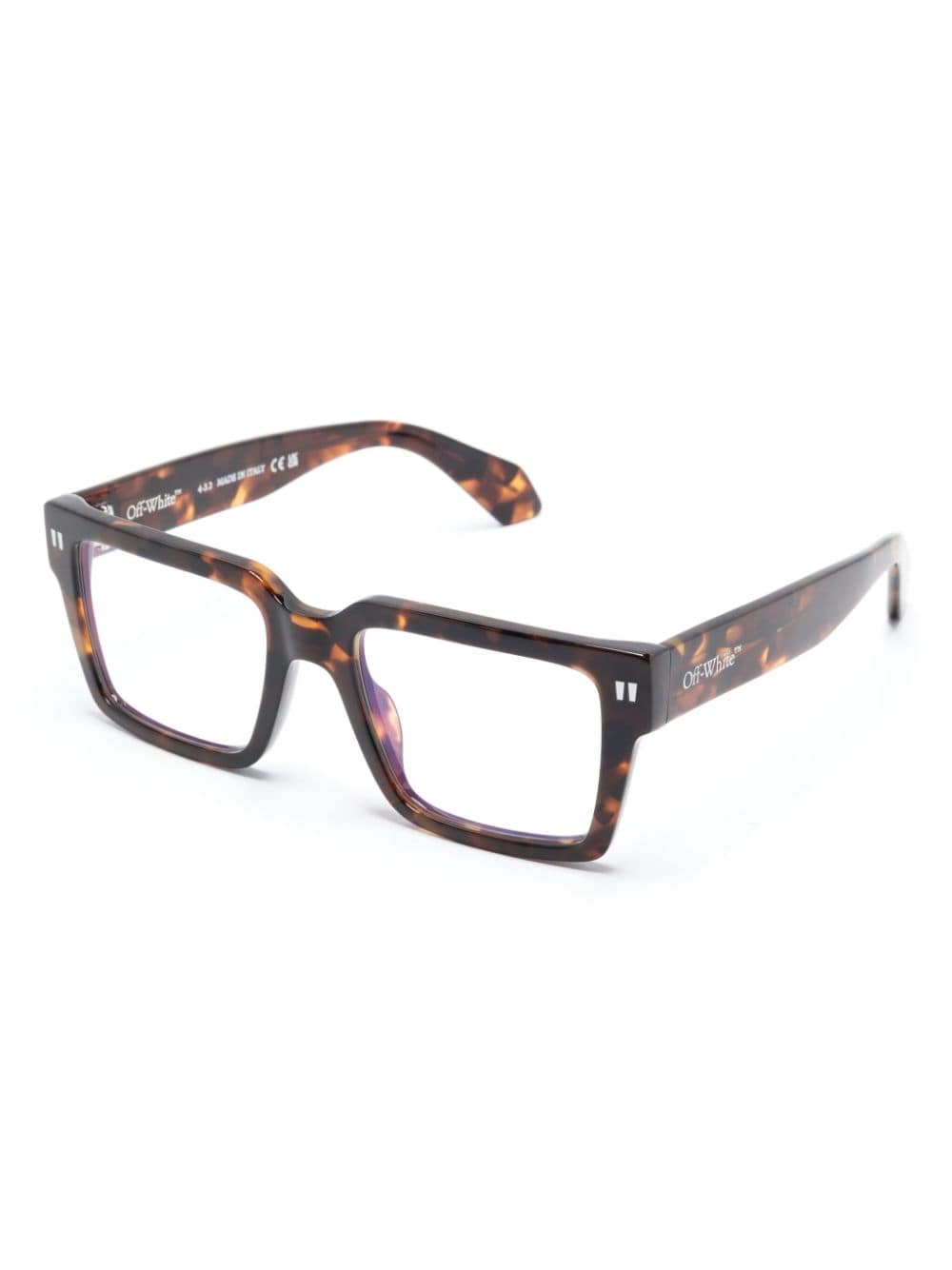 Shop Off-white Eyewear Style 54 Glasses In Brown