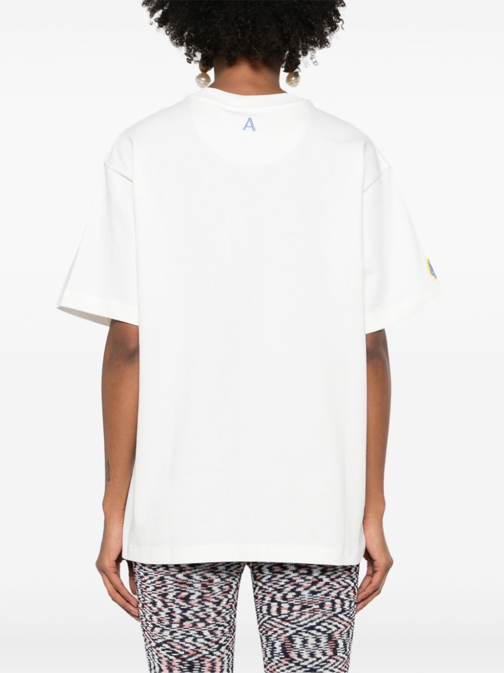 Shop Alemais X Michael Swaney Organic Cotton T-shirt In White