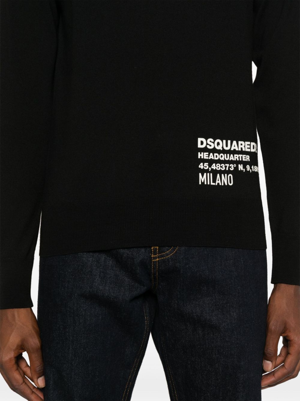 DSQUARED2 Ceresio 9 logo-applique jumper Men