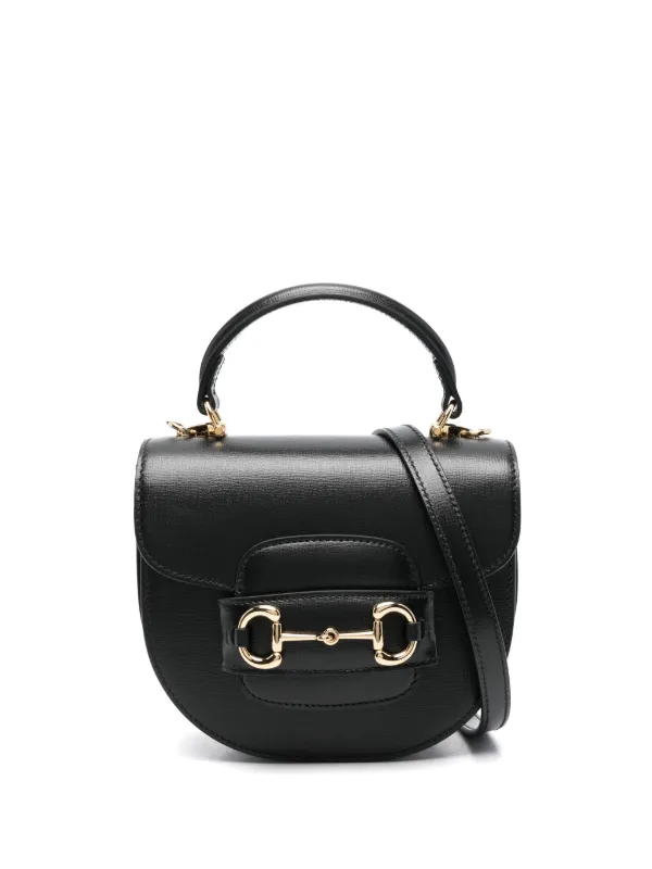 トートバッグ GUCCI 'Gucci Horsebit 1955 Mini' handbag (7813871AAQD 1000) Gucci Horsebit 1955 mini bag in beige and white GG Supreme