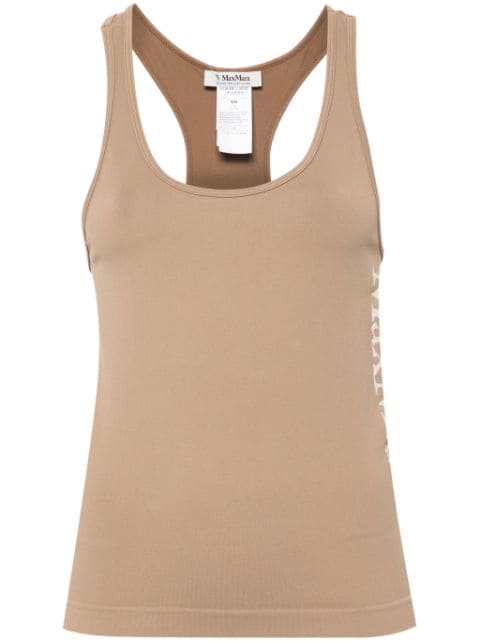 'S Max Mara Fortuna logo-jacquard tank top