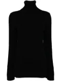 Junya Watanabe ribbed turtleneck top - Black
