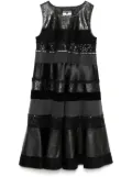 Junya Watanabe bead embellishment dress - Black