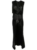 Junya Watanabe artificial leather day dress - Black