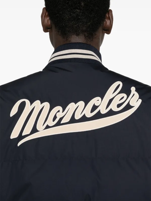 Moncler padded bomber jacket best sale