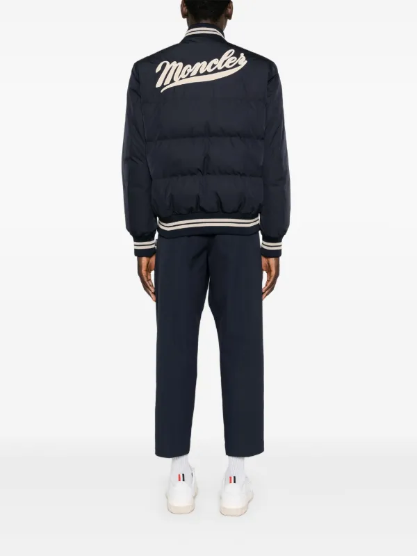 Moncler Lateltin Padded Bomber Jacket | Blue | FARFETCH