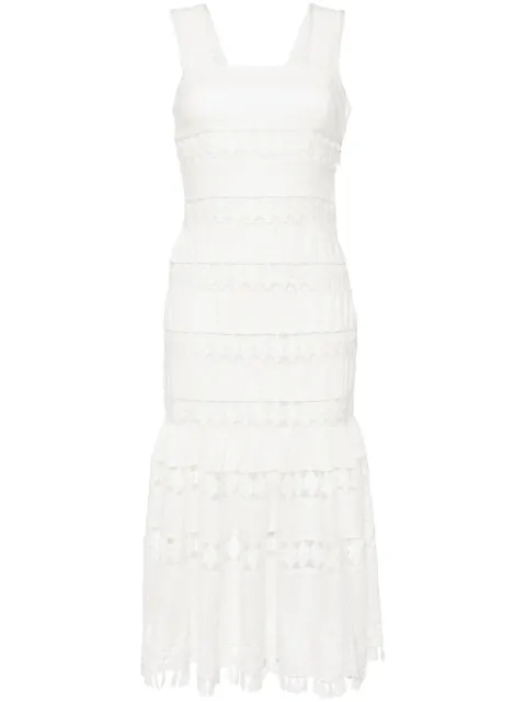 ZIMMERMANN trimmed midi dress 